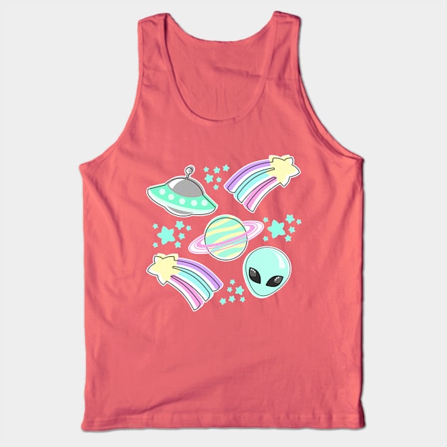 In Space You're Adorable Tank Top by LeighWortley